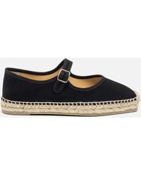 Castañer - Padua Cotton-Blend Canvas Mary Jane Flats - Lyst