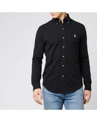 Polo Ralph Lauren Long Sleeve Polo - Black