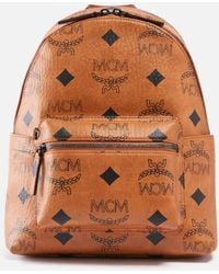 MCM - Stark Maxi Nappa Leather Backpack - Lyst