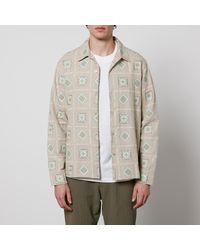 NN07 - Julio Embroidered Linen And Cotton-Blend Shirt - Lyst
