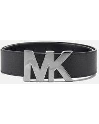 white mk belt mens