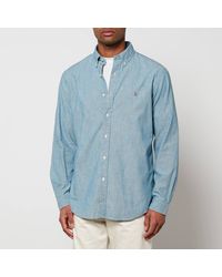 Polo Ralph Lauren - Logo-Embroidered Cotton-Chambray Shirt - Lyst