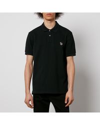 PS by Paul Smith - Logo-Embroidered Organic Cotton Polo Shirt - Lyst