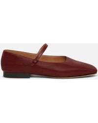 mansur gavriel square toe flats