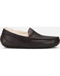ugg ascot leather slippers sale