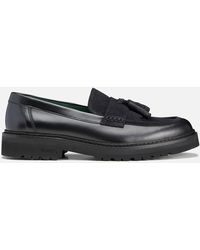 VINNY'S - Le Club Horsebit Snaffle Leather Loafers - Lyst