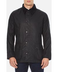 Barbour Heritage Ashby Wax Jacket - Blue
