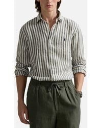 Polo Ralph Lauren - Striped Linen Shirt - Lyst