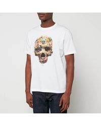 PS by Paul Smith - Skull Printed Organic Cotton-Jersey T-Shirt - Lyst