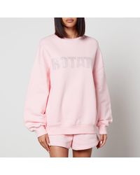 ROTATE SUNDAY - Rotate Logo-Embellished Cotton-Jersey Sweatshirt - Lyst