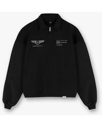 Represent - Team Rep Cotton-Jersey Quarter-Zip Jumper - Lyst