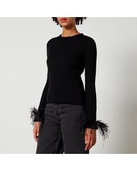 Marques'Almeida - Merino Wool And Feather Top - Lyst