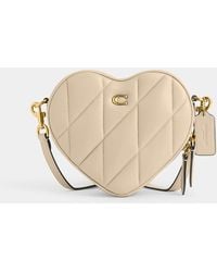 COACH - Heart Quilted Leather Crossbody Bag - Lyst