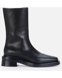 Neous Bosona Leather Mid Calf Boots - Black