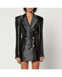 ROTATE BIRGER CHRISTENSEN - Double-breasted Blazer Dress - Women's - Polyester/recycled Polyester/fsc Viscose/polyesterspandex/elastane - Lyst