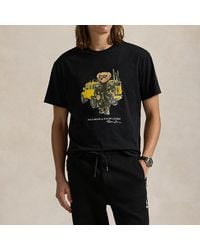 Polo Ralph Lauren - Defender Bear Cotton-Jersey T-Shirt - Lyst