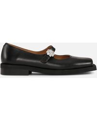 Ganni Ballet flats and ballerina shoes for Women | Online Sale up to 61%  off | Lyst