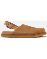 VINNY'S - Vinny’S ’S Suede And Leather Mules - Lyst