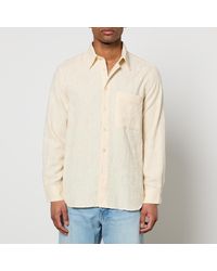 sunflower - Ace Textured Cotton-Jacquard Shirt - Lyst