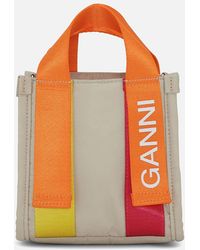 Ganni - Tech Small Recycled Shell Tote Bag - Lyst