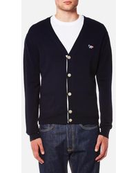 maison kitsune cardigan