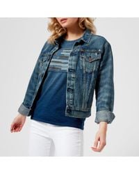 women's polo jean jacket