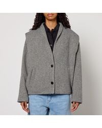 Isabel Marant - Drogo Herringbone Wool-Blend Jacket - Lyst