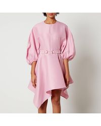 Marques'Almeida - Balloon Sleeve Silk-Blend Taffeta Dress - Lyst