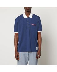 Thom Browne - Oversized Cotton-Jersey Polo Shirt - Lyst