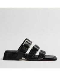 Miista - Lordette Leather Block Heeled Sandals - Lyst