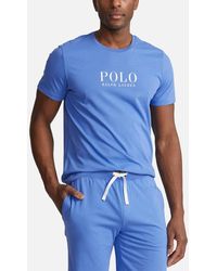 Polo Ralph Lauren - Logo-Printed Cotton-Jersey Lounge T-Shirt - Lyst