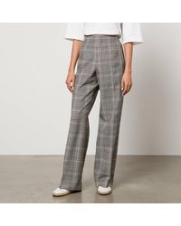 Golden Goose - Prince Of Wales Checked Wool-Blend Trousers - Lyst