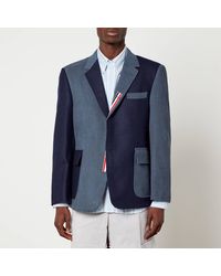 Thom Browne - Unstructured Fun-Mix Wool And Cotton Blazer - Lyst