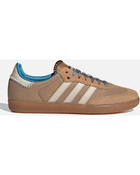 adidas - Leather And Suede Samba Trainers - Lyst