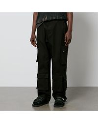 Represent - Baggy Cotton Cargo Trousers - Lyst