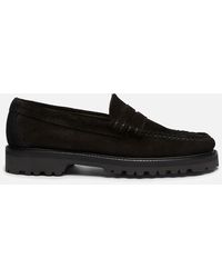 G.H. Bass & Co. - Weejun 90 Larson Suede Penny Loafers - Lyst