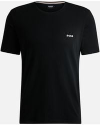 BOSS - Mix & Match Cotton-Blend Jersey T-Shirt - Lyst