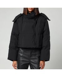 KENZO Cropped Puffer Jacket - Black