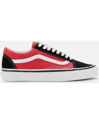 vans old skool 36 dx red