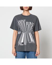 Anine Bing - Colby Bing New York Cotton-Jersey T-Shirt - Lyst