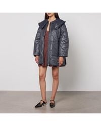 Ganni - Quilted Short Jacket - Lyst