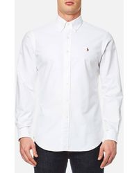 Polo Ralph Lauren Long Sleeved Shirt - White