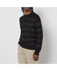 Paul Smith - Striped Cotton-Knit Crew-Neck Jumper - Lyst