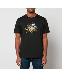 PS by Paul Smith - Cyclist Printed Organic Cotton T-Shirt - Lyst
