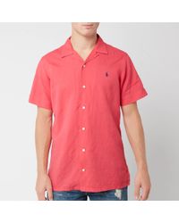 Polo Ralph Lauren Camp Collar Shirt - Pink