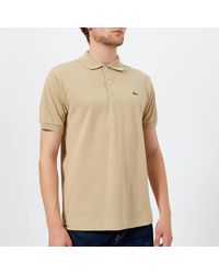 Lacoste Classic Pique Polo Shirt - Natural