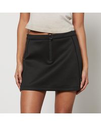 DIESEL - O-Carole Stretch-Jersey Mini Skirt - Lyst