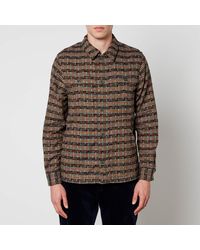PS by Paul Smith - Workwear Brushed Cotton-Jacquard Shirt Jacket - Lyst