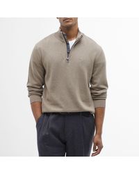 Barbour - Cotton Knit Jumper - Lyst