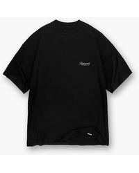 Represent - Owners Club Script Cotton-Jersey T-Shirt - Lyst